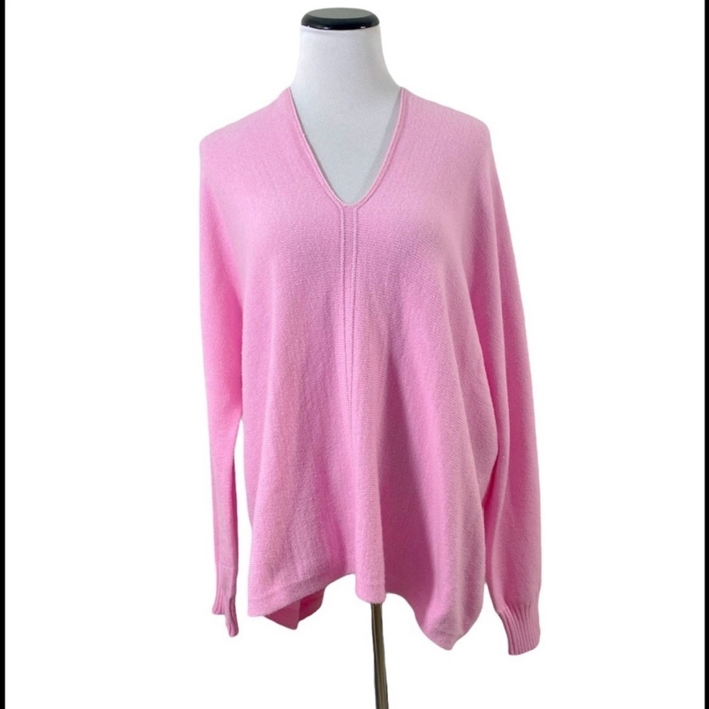 Lilly Pulitzer Sevie Dolman Sweater Large Magnolia Lilac Pink Like New - Picture 4 of 11